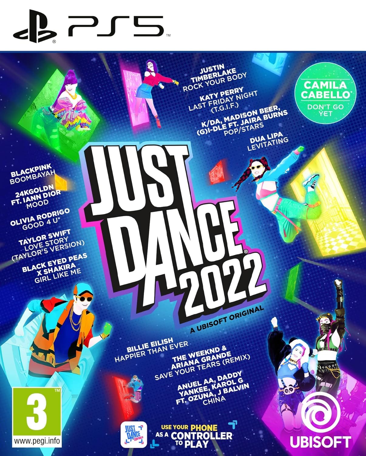 Just Dance 2022 for PlayStation 5 (PS5) - Latest Edition Dance Video Game with 40+ New Tracks - Perfect for Parties, Fitness & Family Fun