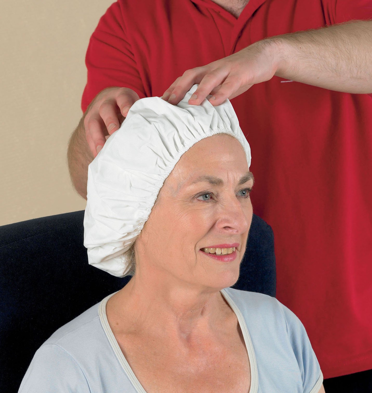 No Rinse Shampoo Cap for Adults & Elderly - Convenient Hair Washing Solution for Bedridden Patients, Post-Surgery Care & Travel