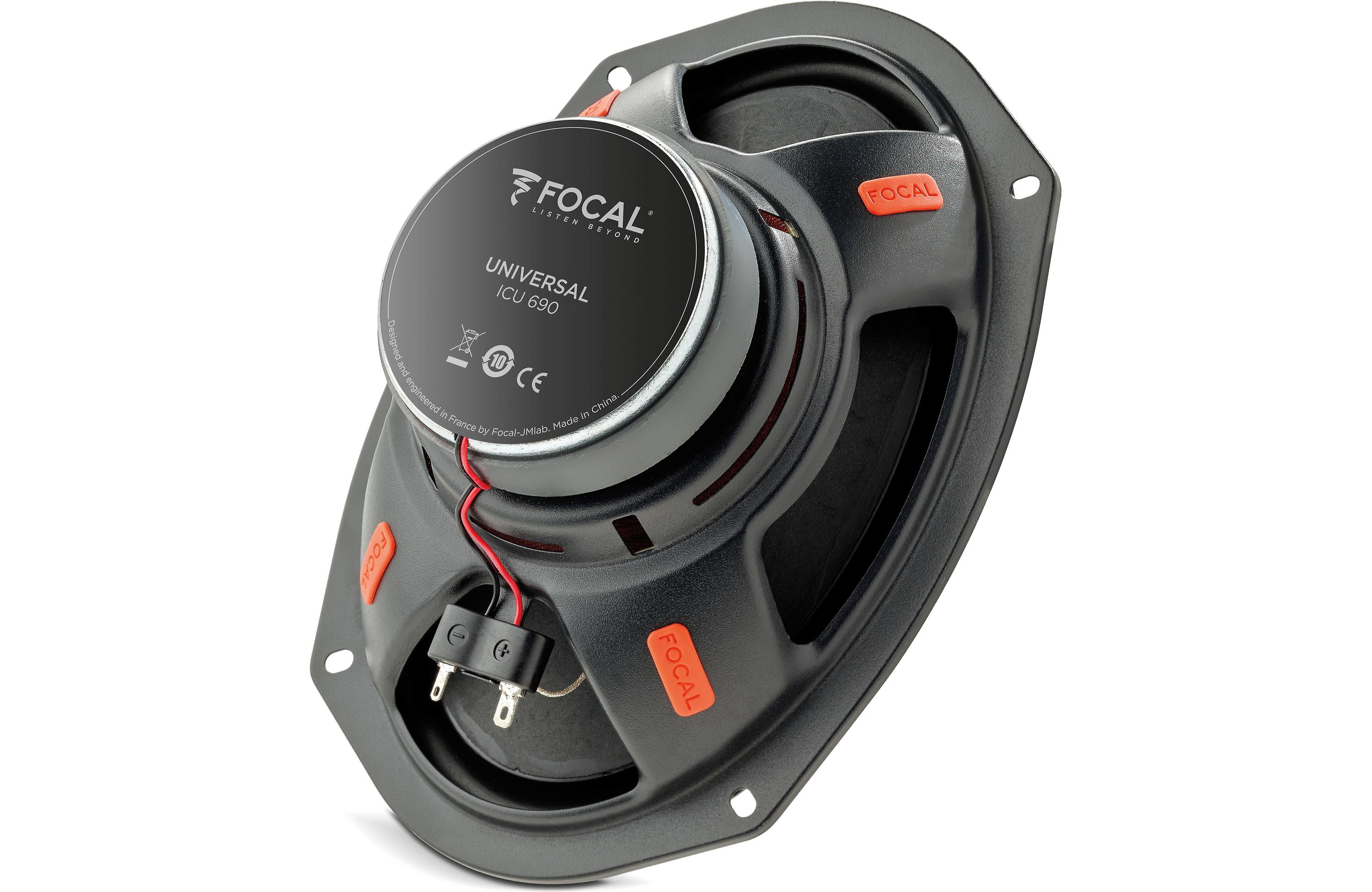 Focal ICU 690 Universal 6x9 Coaxial Car Speakers (Pair) - Premium Sound System for Cars, Trucks & SUVs - Perfect for Upgrading Vehicle Audio & Enjoying Music on the Road