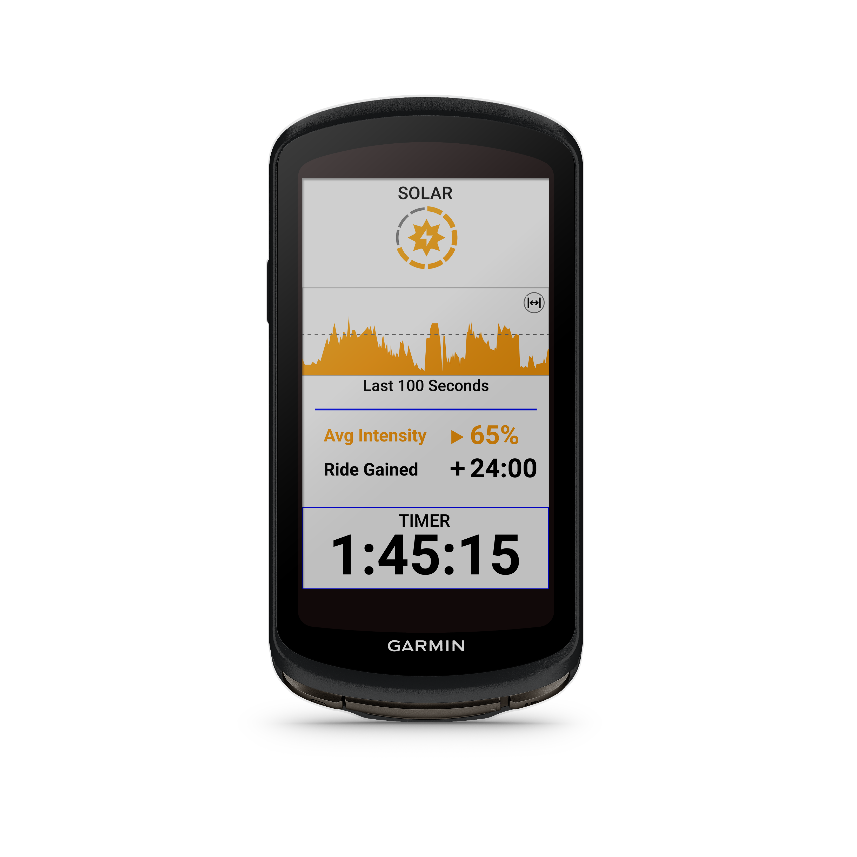Garmin Edge 1040 Solar GPS Bike Computer - Advanced Cycling Performance & Navigation with Solar Charging - Perfect for Road, Mountain & Gravel Biking Adventures