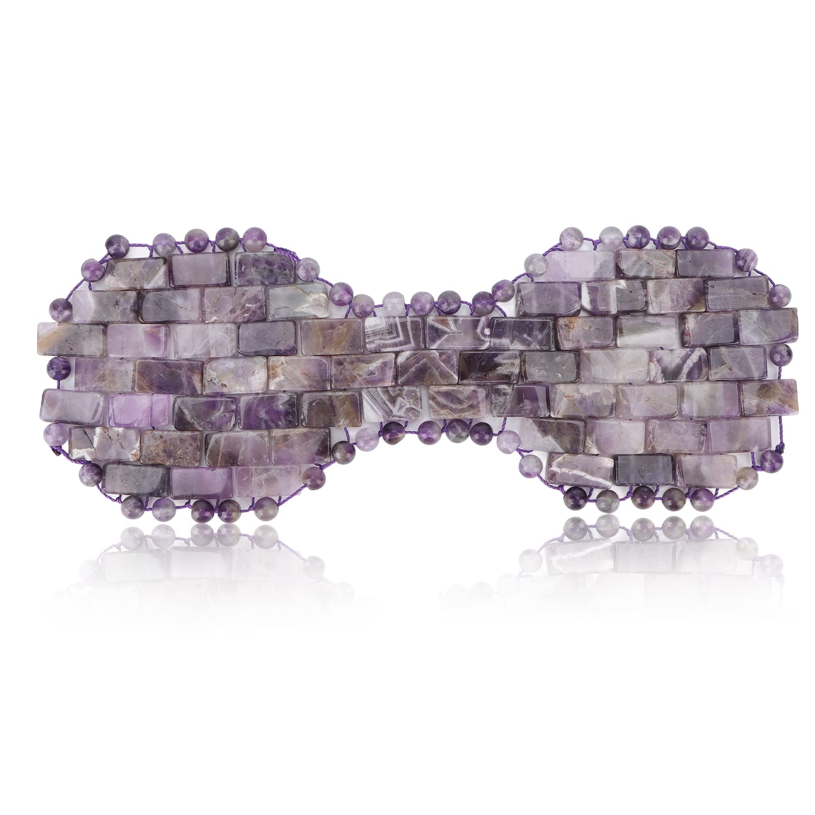 Jadestone Eye Mask for Dark Circles Relief - Natural Stone Eye Pads for Women's Beauty Sleep & Relaxation - Perfect for Spa Nights, Travel & Post-Workout Recovery
