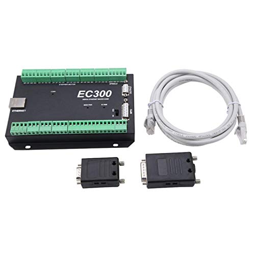 3-6 Axis 300kHz Ethernet CNC Mach3 Motion Controller Board - 24VDC EC300 CNC Control Card for Mach3 Software (3 Axis) - Perfect for CNC Milling, Engraving & Cutting Machines