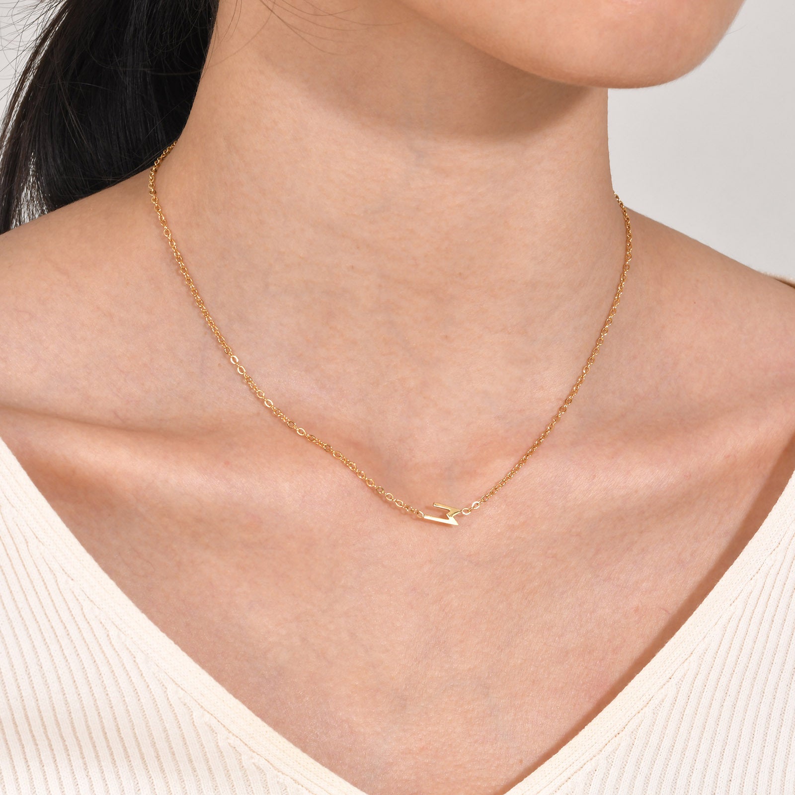 Elegant Cross and Bar Pendant Necklace for Women - Stainless Steel Chain Jewelry Gift for Christmas, Birthday & Everyday Wear | NC782