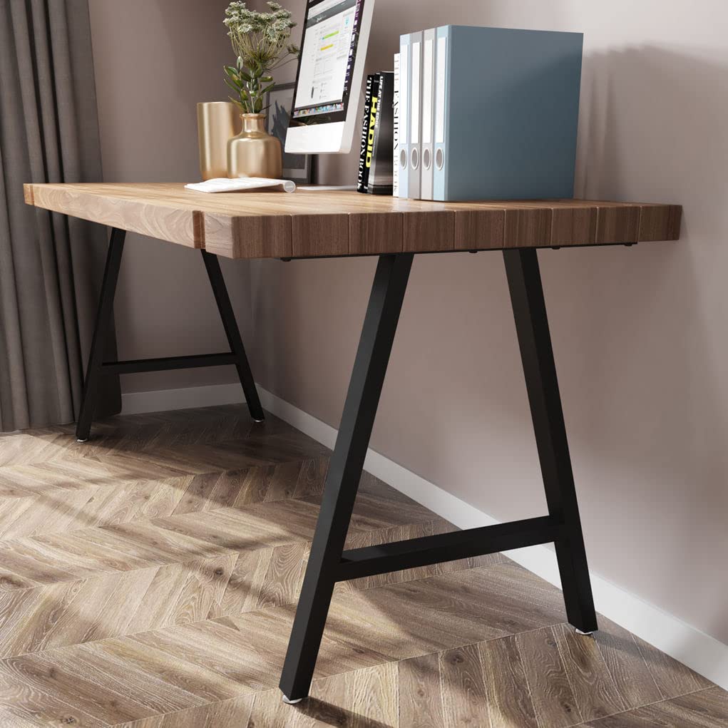 Heavy Duty Black Metal Table Legs Set of 2 - 28