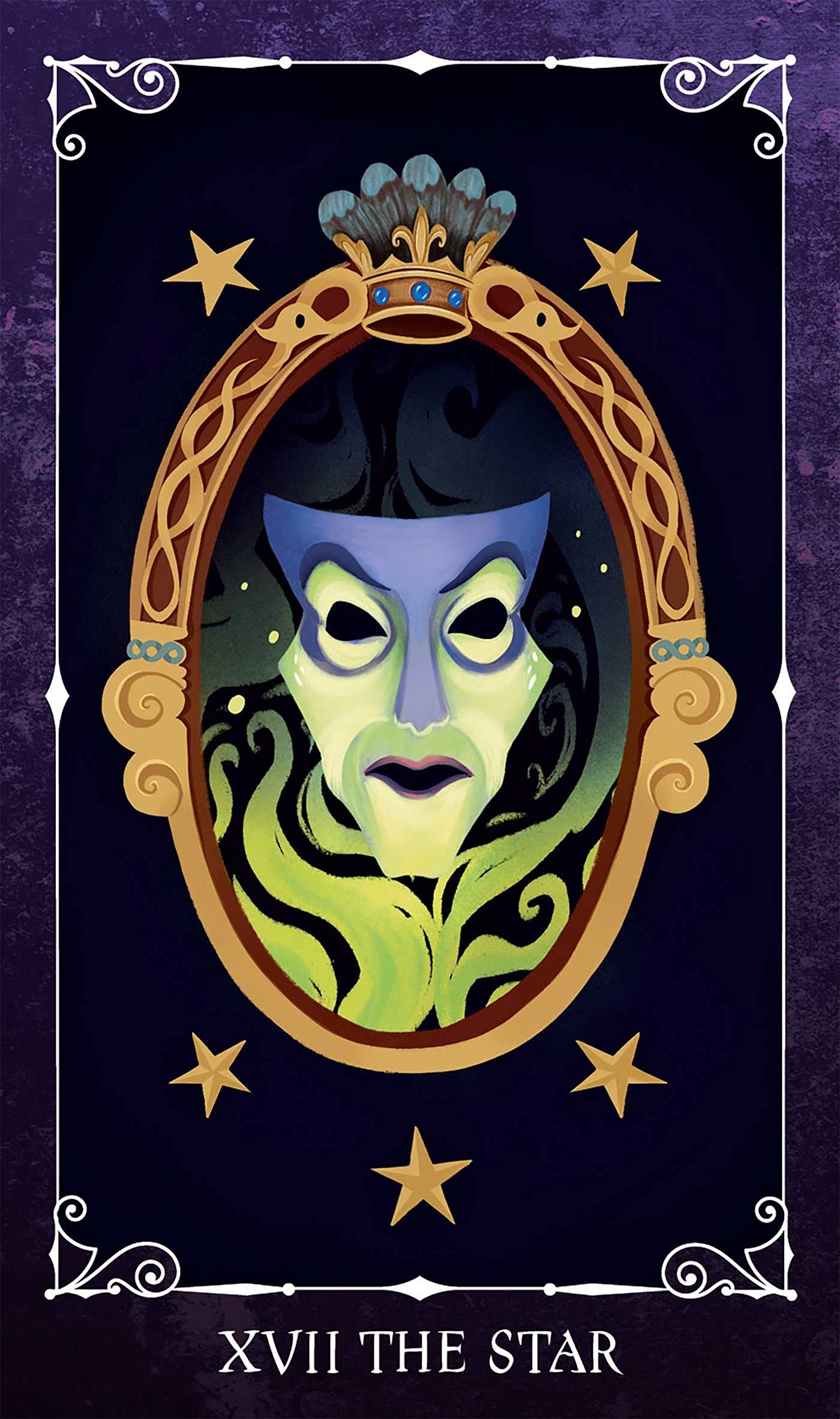 Disney Villains Tarot Deck with Guidebook - 78-Card Set for Divination, Fortune Telling & Game Night - Perfect for Beginners and Collectors
