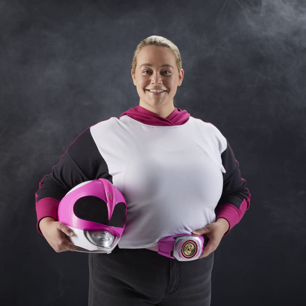 Power Rangers Mighty Morphin Pink Ranger Lightning Collection Power Morpher - Official Collectible Roleplay Toy for Kids & Adults - Perfect for Cosplay, Halloween Costumes & Display Collections