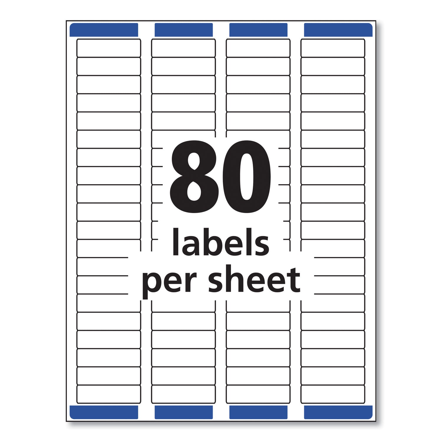 Avery® Easy Peel White Address Labels for Inkjet Printers - 0.5