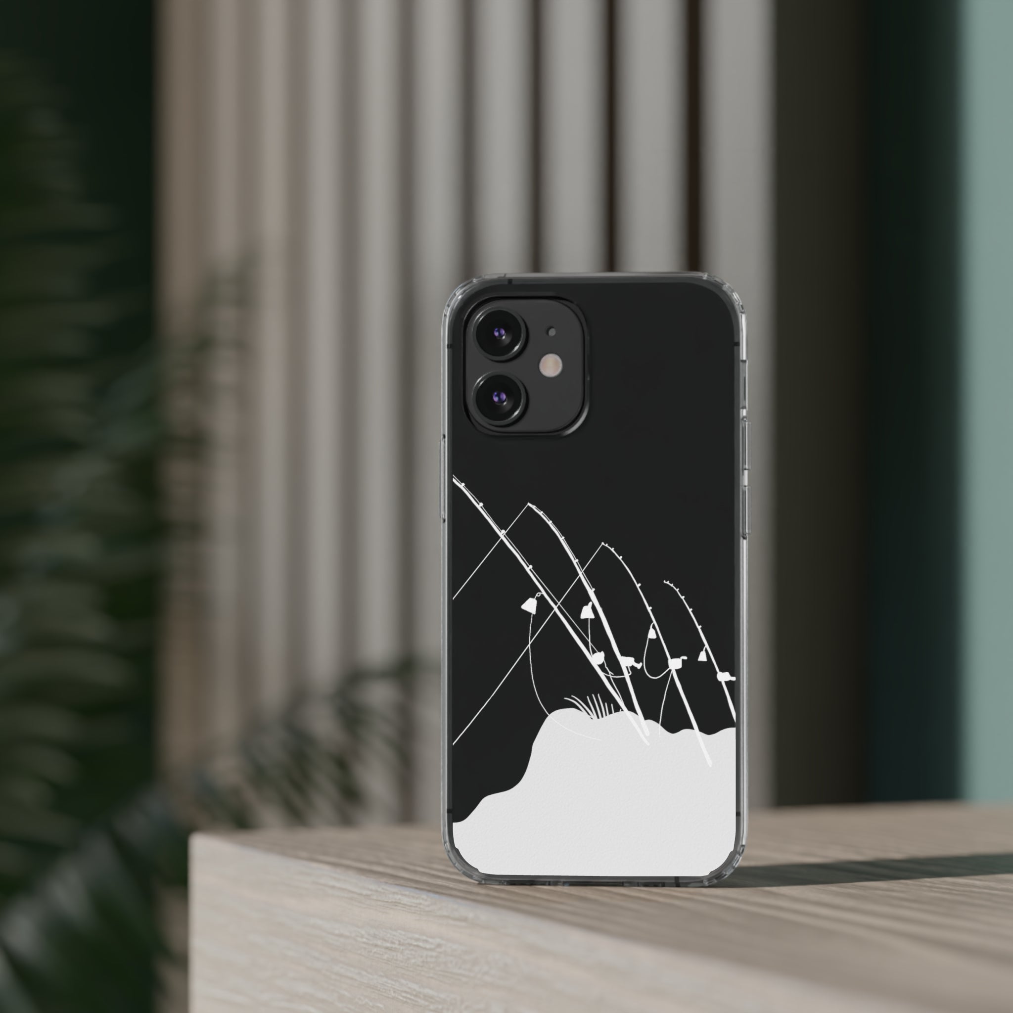 Gone Fishing Clear Phone Case - Durable Protective Cover for iPhone & Samsung - Perfect for Outdoor Activities, Fishing Trips & Daily Use