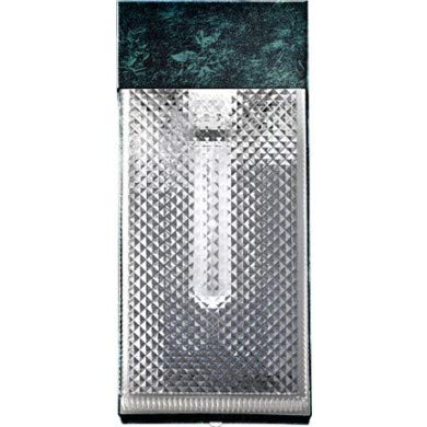 W8200-LED5-VG Verde Green Wall Fixture with Prismatic Clear Lens - 5W LED Light for Indoor/Outdoor Use - 120V Energy Efficient Lighting for Hallways, Porches & Commercial Spaces
