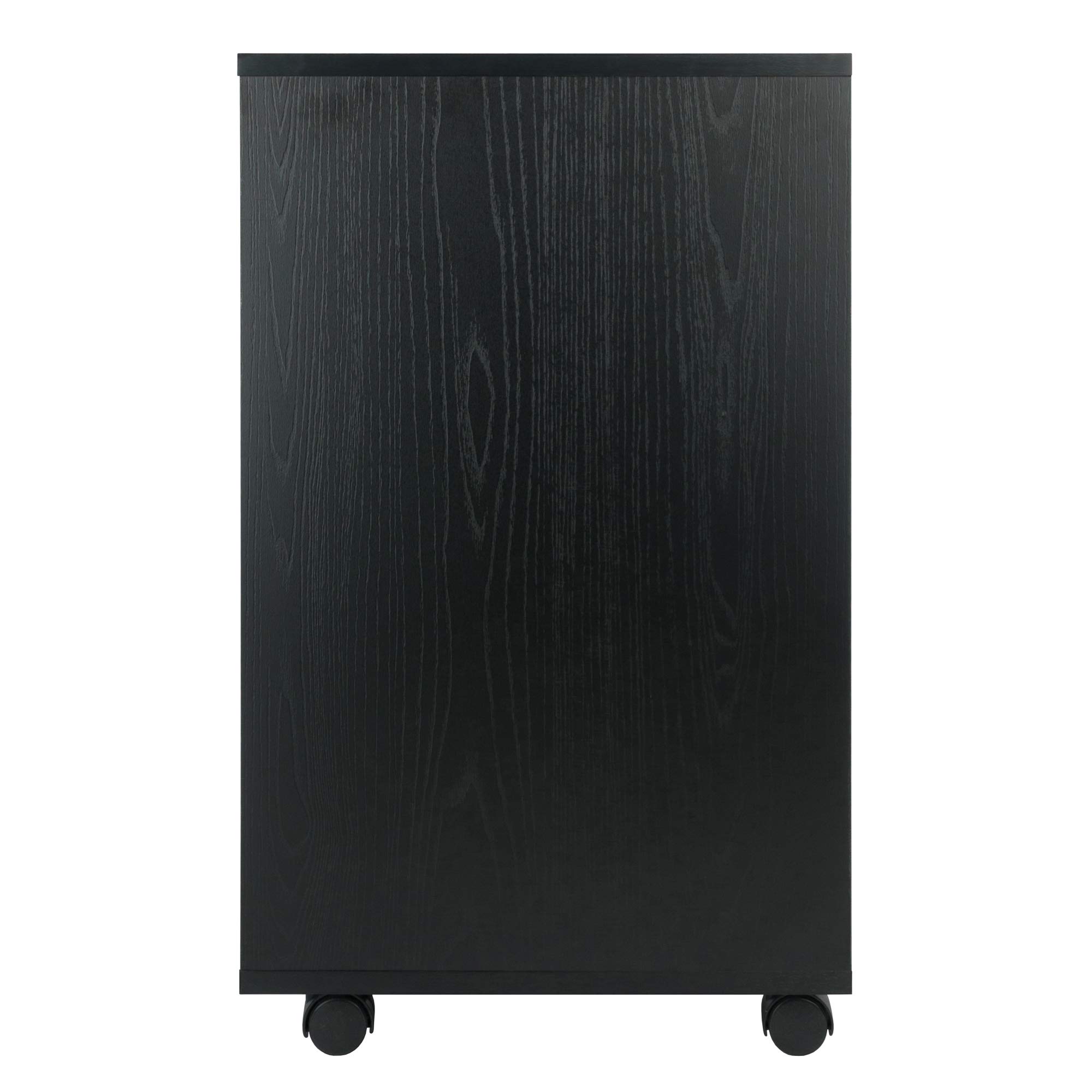 Winsome Halifax 5-Drawer Storage Organizer in Black - Perfect for Bedroom, Office & Closet Organization