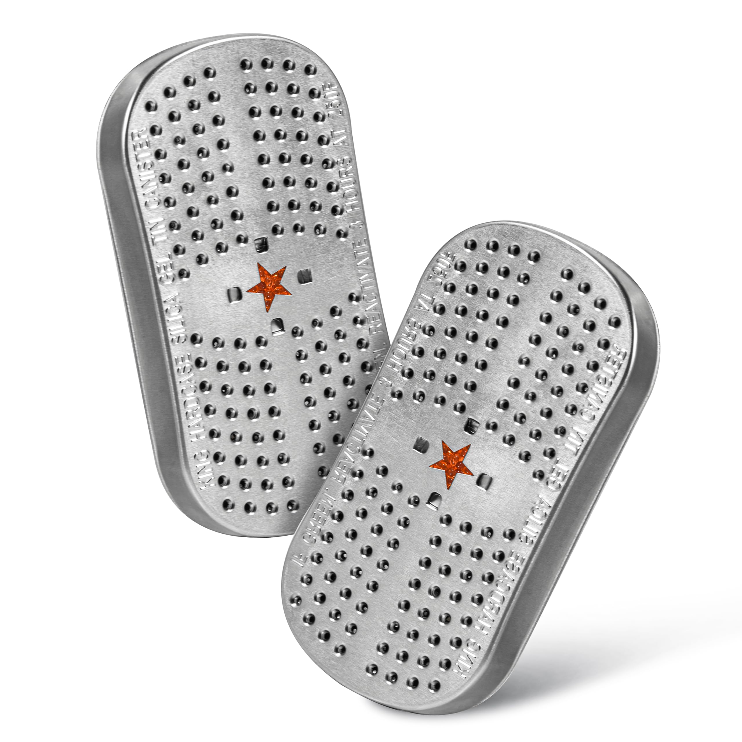 Rechargeable Silica Gel Dehumidifier for Gun Safe - Compact Moisture Absorber with Reusable Beads for Pistol, Ammo & Vault Protection - Prevents Rust & Controls Humidity (2 Pack) - Ideal for Firearm Storage, Hunting Gear & Long-Term Ammunition Preservation