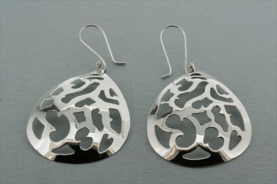Handmade Mosaic Curve Teardrop Earrings - Boho Chic Dangle Earrings for Women - Perfect for Weddings, Parties & Everyday Wear