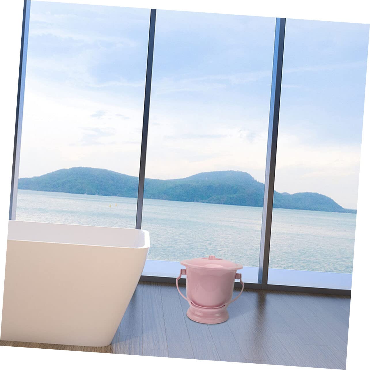 2-Pack Portable Adult Urine Bucket & Spittoon - Bedpan for Home, Car & Travel - Nighttime Toilet Training, Medical & Household Use