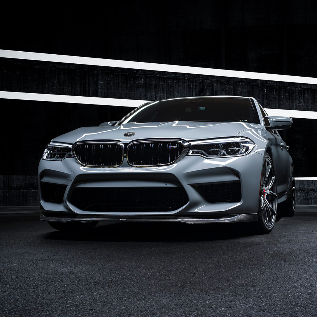 BMW F90 M5 VRS Aero Front Spoiler Lip - Carbon Fiber Performance Upgrade for BMW M5 F90 - Enhance Style & Downforce for Street Racing & Track Days