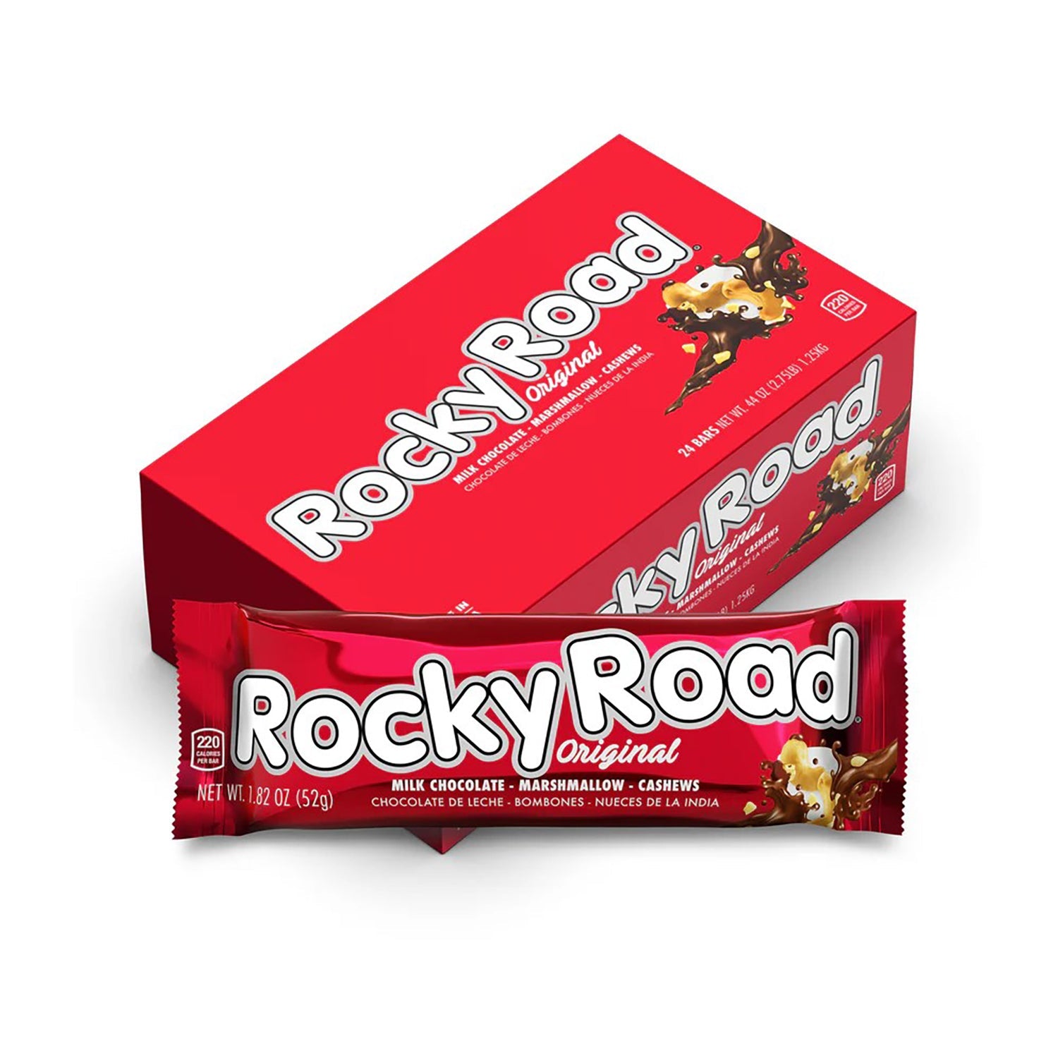 Annabelle's Rocky Road Original Chocolate Candy - 24 Count Box | Delicious Treat for Parties, Gifts & Snacking