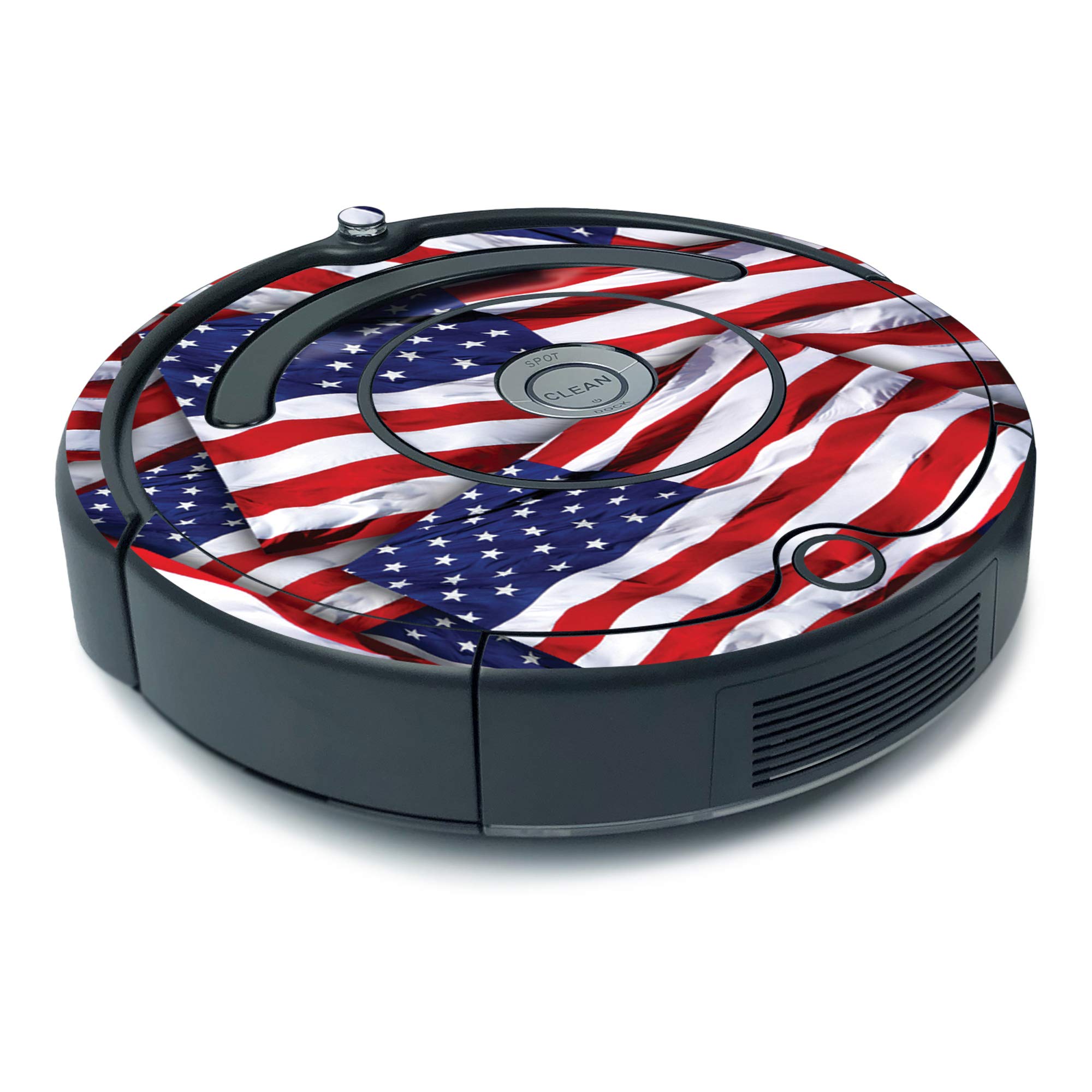 MightySkins Vinyl Decal Wrap Cover for iRobot Roomba 675 - Patriot Design | Protective & Durable Skin | Easy to Apply & Remove | Made in USA | Perfect for Home Cleaning & Robot Vacuum Protection