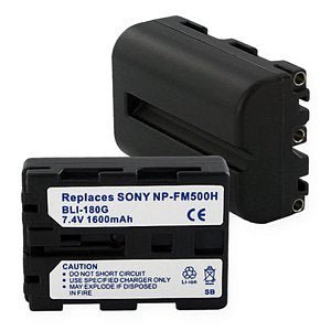 Original Sony NP-FM500H Replacement Battery with Top Groove - Compatible with Sony Cameras, Camcorders - Perfect for Travel, Vlogging, and Professional Photography