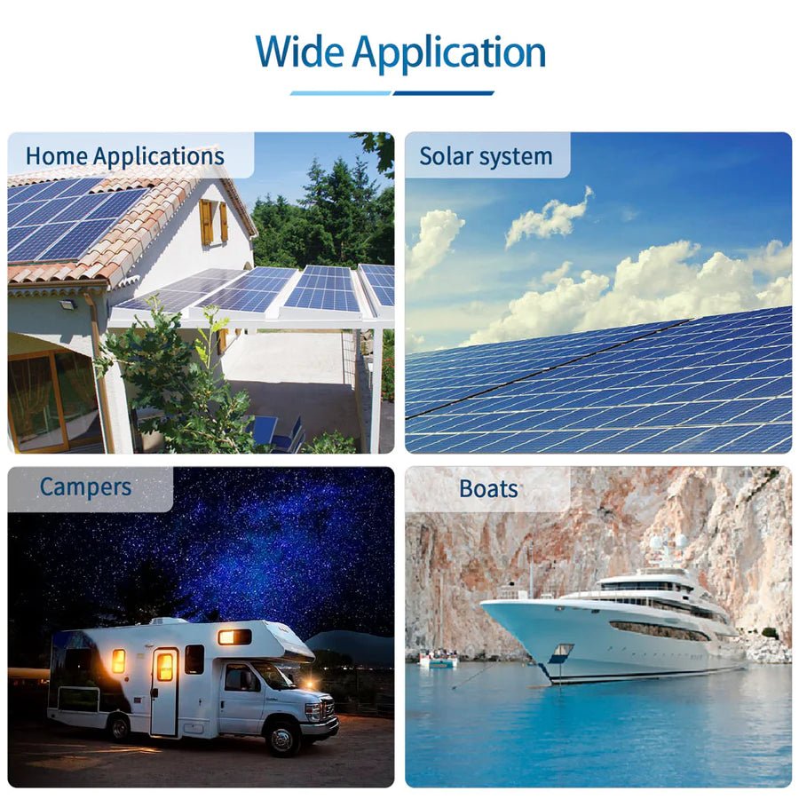 SunGoldPower 4000W 12V Pure Sine Wave Power Inverter with Built-in Charger - Perfect for RVs, Boats, Off-Grid Solar Systems & Emergency Backup Power