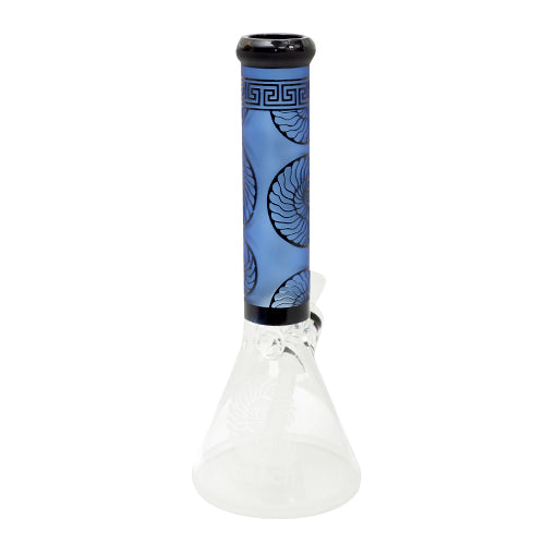 Premium Glass Seashell Bong with Ice Catcher - 12 Inch Water Pipe for Smooth Smoking | Cheech Brand Handmade Bong for Herbal Use, Perfect for Beach Parties & Relaxation Sessions