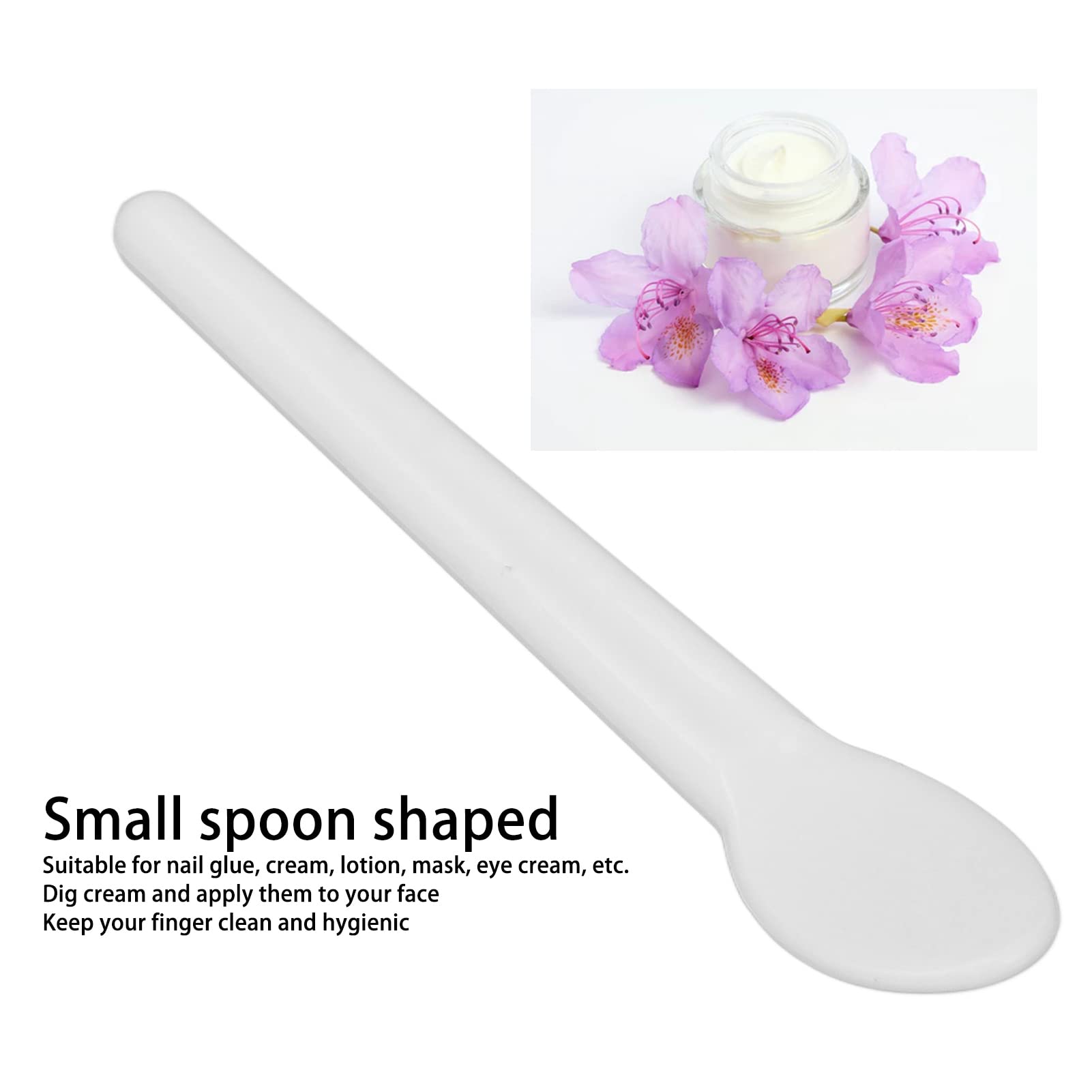 50pcs Reusable Plastic Cosmetic Spatulas - Makeup Cream & Lotion Applicator for Face, Body & Travel - Perfect for Skincare Jars, Beauty Containers & Salon Use