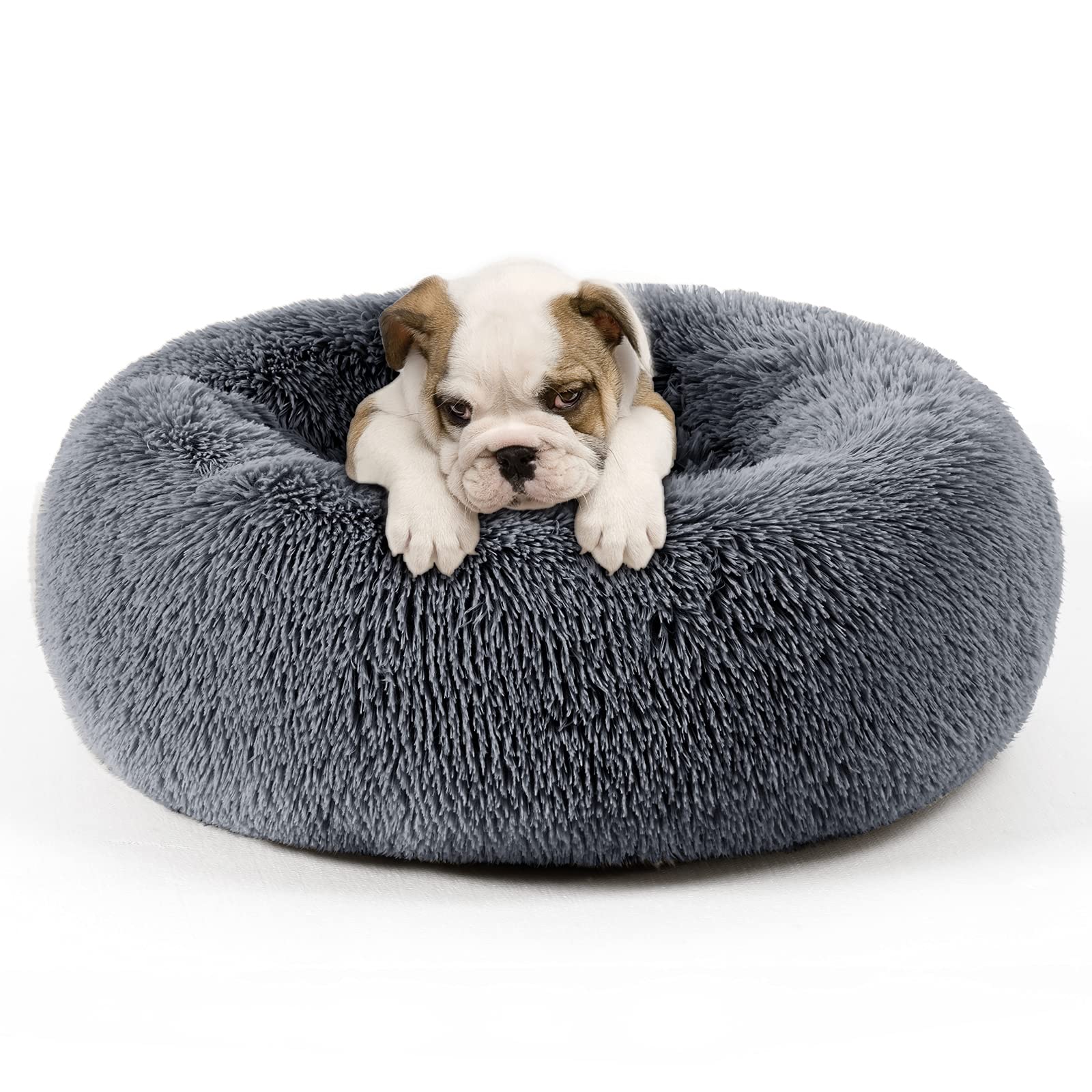 EASELAND Orthopedic Dog Bed for Small & Medium Dogs - Soft Plush Pet Bed with Removable Washable Cover - Perfect for Crates, Kennels & Home Use