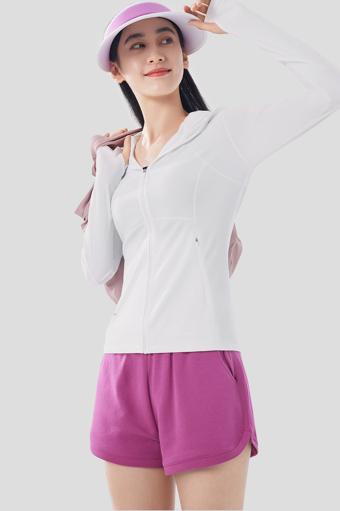 Iceslim Women's Slim Fit Sun Protection Jacket UPF50+ AL900 - Lightweight UV Shielding Outdoor Jacket for Hiking, Beach & Summer Activities