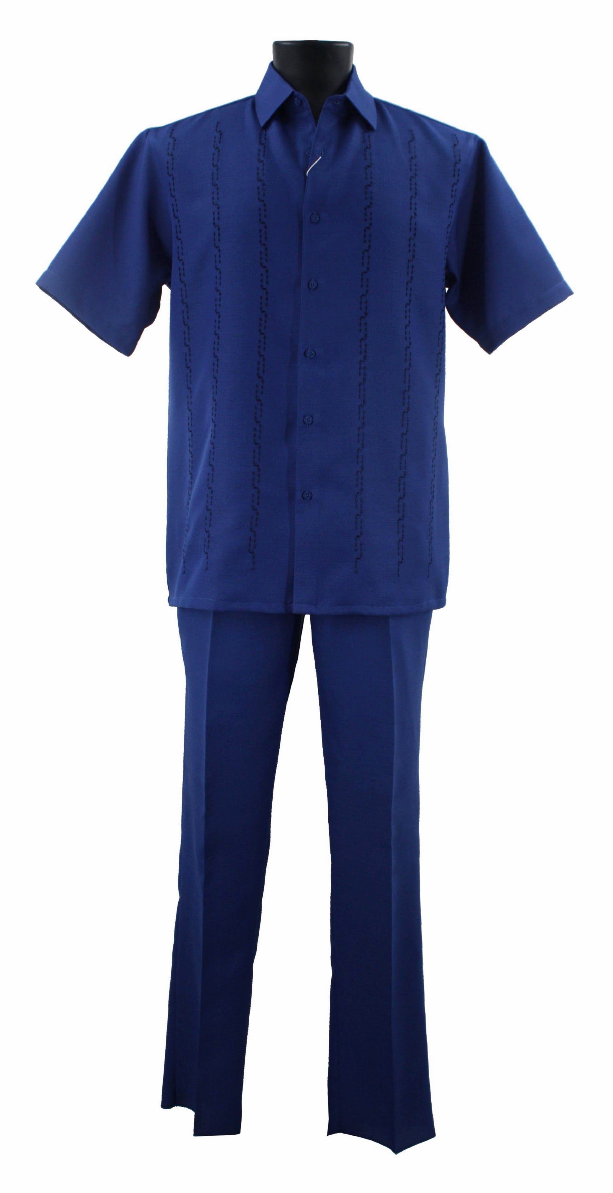 Bassiri Royal Blue 2-Piece Set A139 - Elegant Home Decor for Living Room, Bedroom & Office