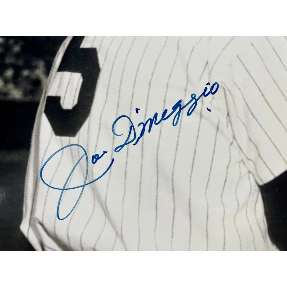 Authentic Mickey Mantle & Joe DiMaggio Autographed 16x20 Framed Photo with JSA COA - New York Yankees Memorabilia for Sports Collectors & Man Cave Decor