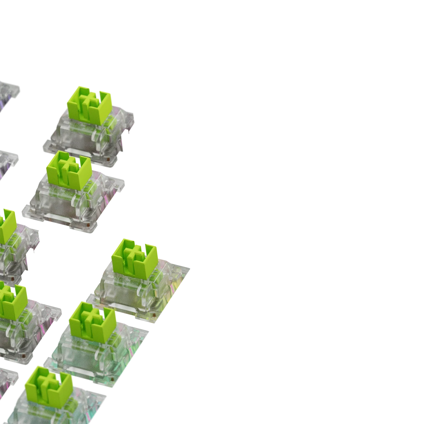 Glorious Raptor HE ANSI 65% Mechanical Keyboard Switches - Premium Linear Switches for Gaming, Typing & Office Work