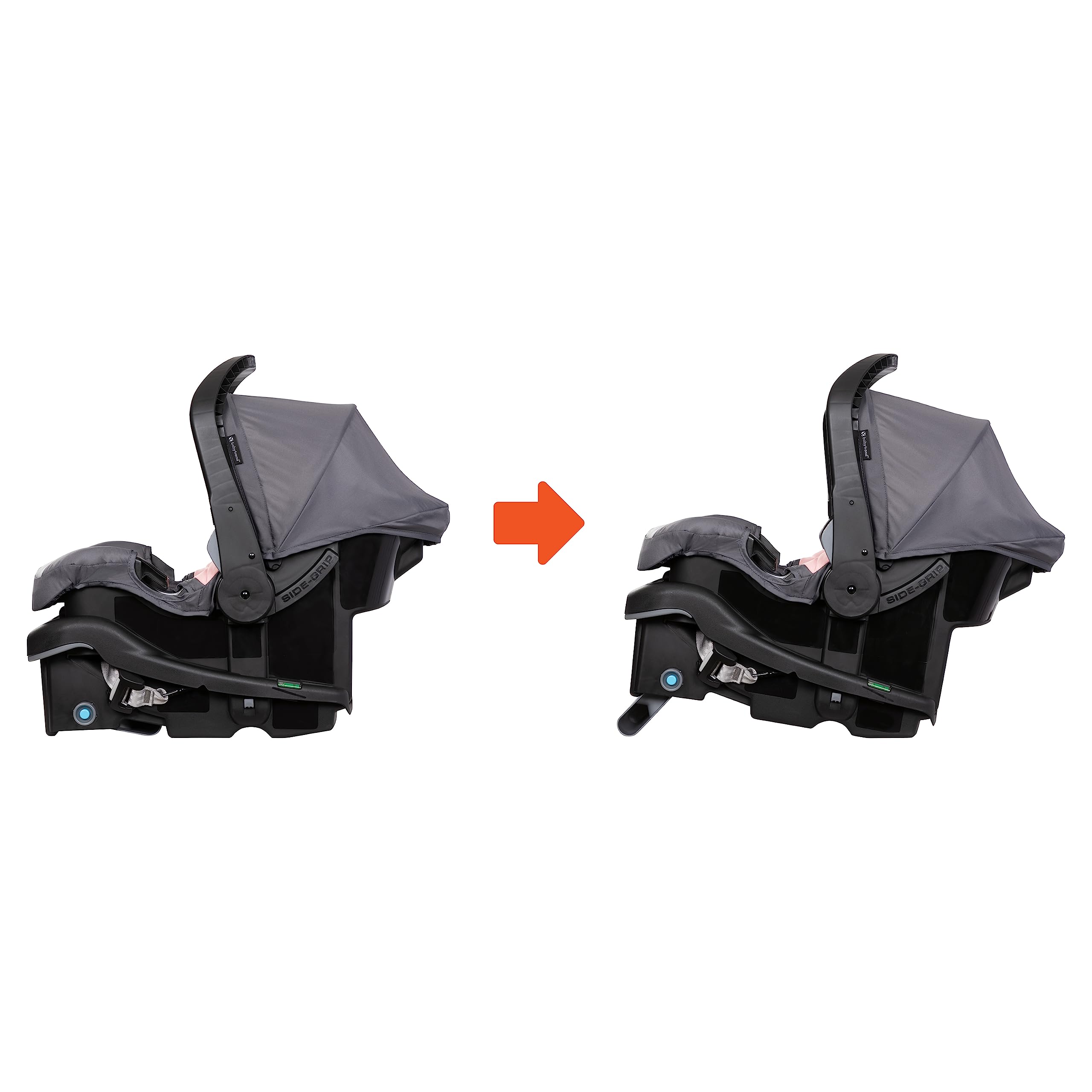 Baby Trend Passport® Switch 6-in-1 Modular Stroller Travel System with EZ-Lift™ PLUS Infant Car Seat - Dash Pink | Convertible Stroller for Newborn to Toddler | Perfect for Travel, Shopping & Daily Outings