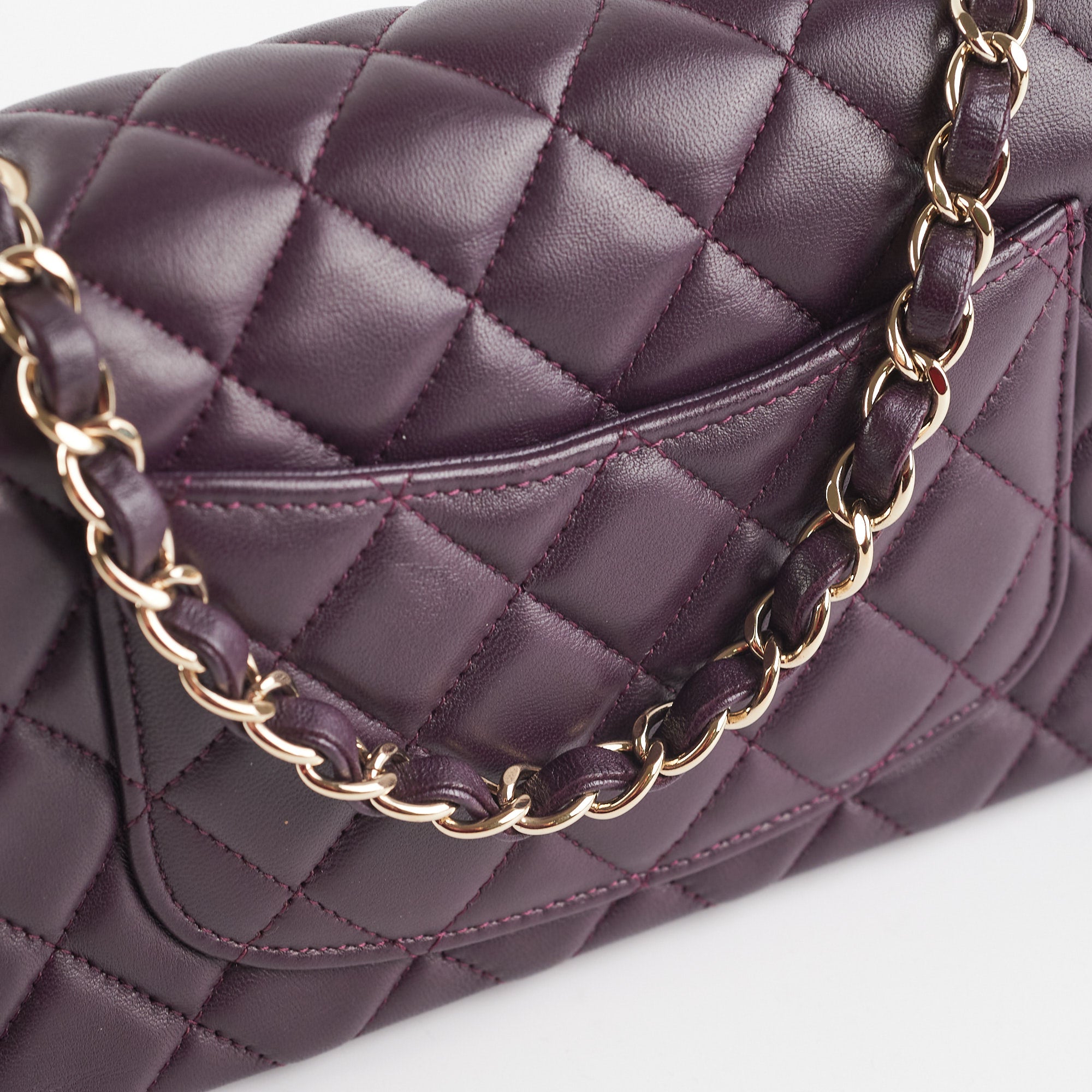 Chanel Mini Rectangular Flap Bag in Purple - Luxury Crossbody Purse for Women, Perfect for Evening Parties & Date Nights