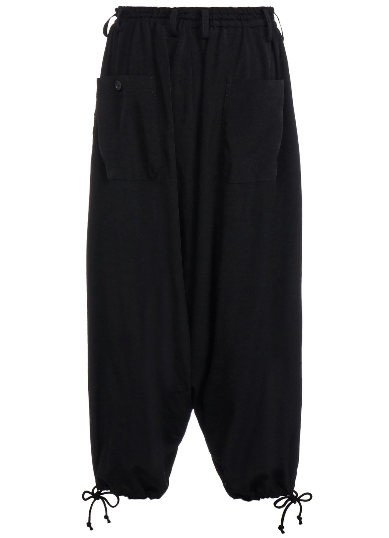 CREPE de CHINE BALLOON SAROUEL PANTS - Women's Flowy Wide Leg Lounge Pants for Yoga, Meditation & Boho Fashion