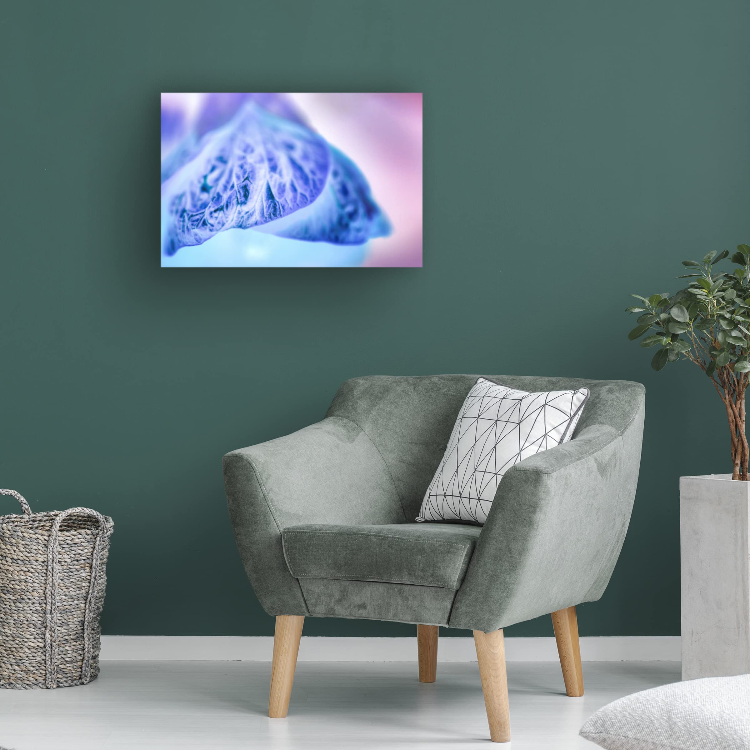 Eva Bane 'Heavenly Pastels 05' Canvas Wall Art Print - 16x24 Inches Modern Abstract Painting for Living Room, Bedroom & Office Decor