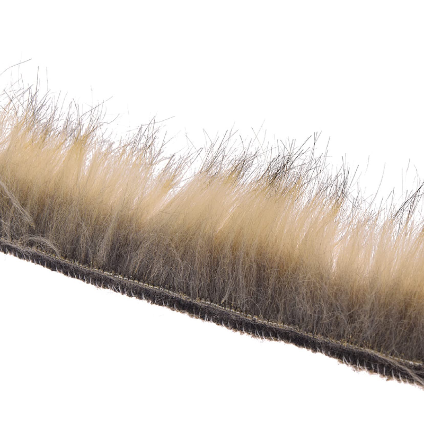 Soft Faux Fur Ribbon Trim Fabric Roll - DIY Sewing Material for Costume Crafts, Women's Apparel & Home Decor Projects | Perfect for Scarves, Hats, Blankets & Fashion Accessories