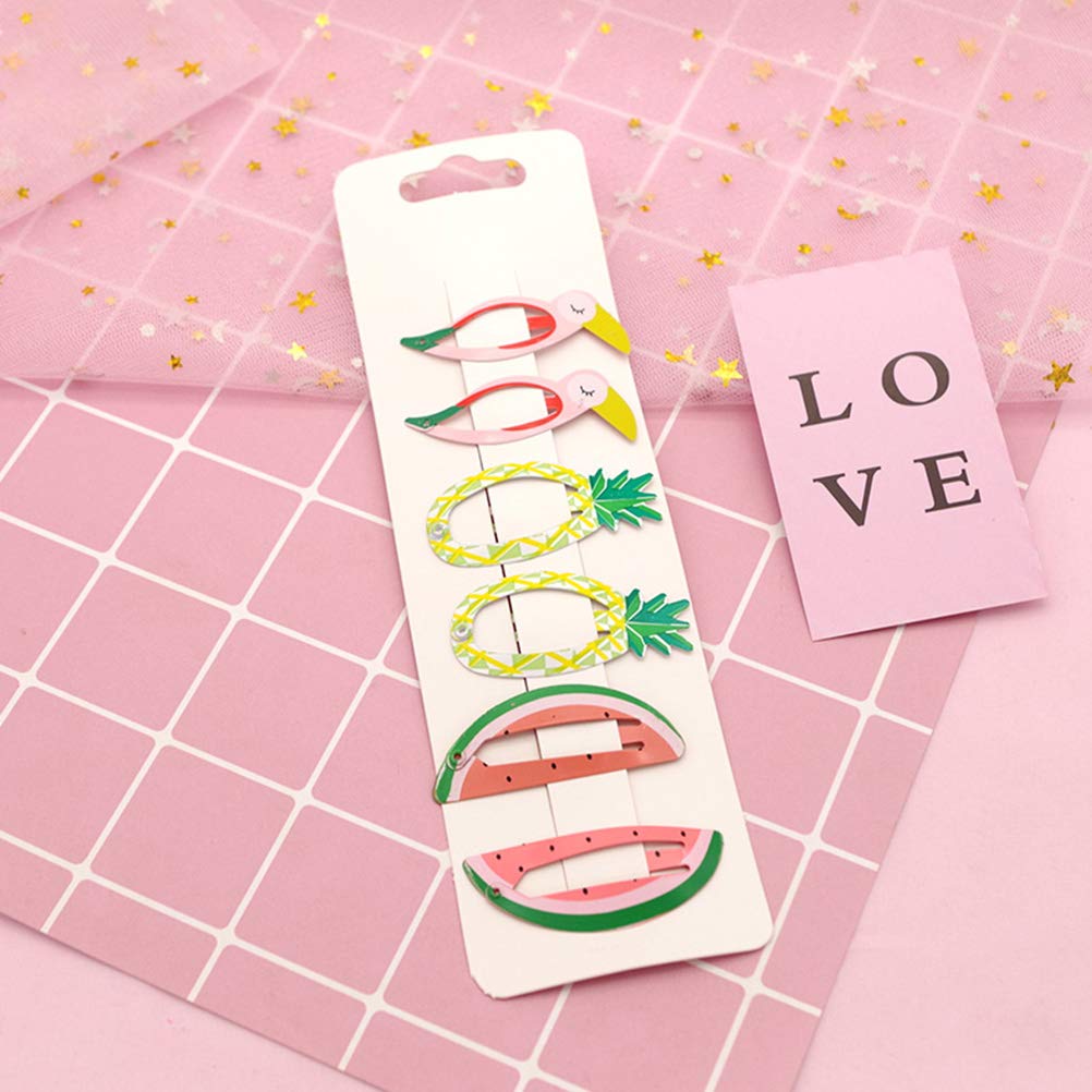 16PCS Cartoon Fruit Hair Clips for Girls - Cute BB Clip Bow Hair Ties, Snap Hairpins for Kids, Party Headbands & Christmas Hair Accessories - Perfect for School, Birthday Parties & Daily Styling