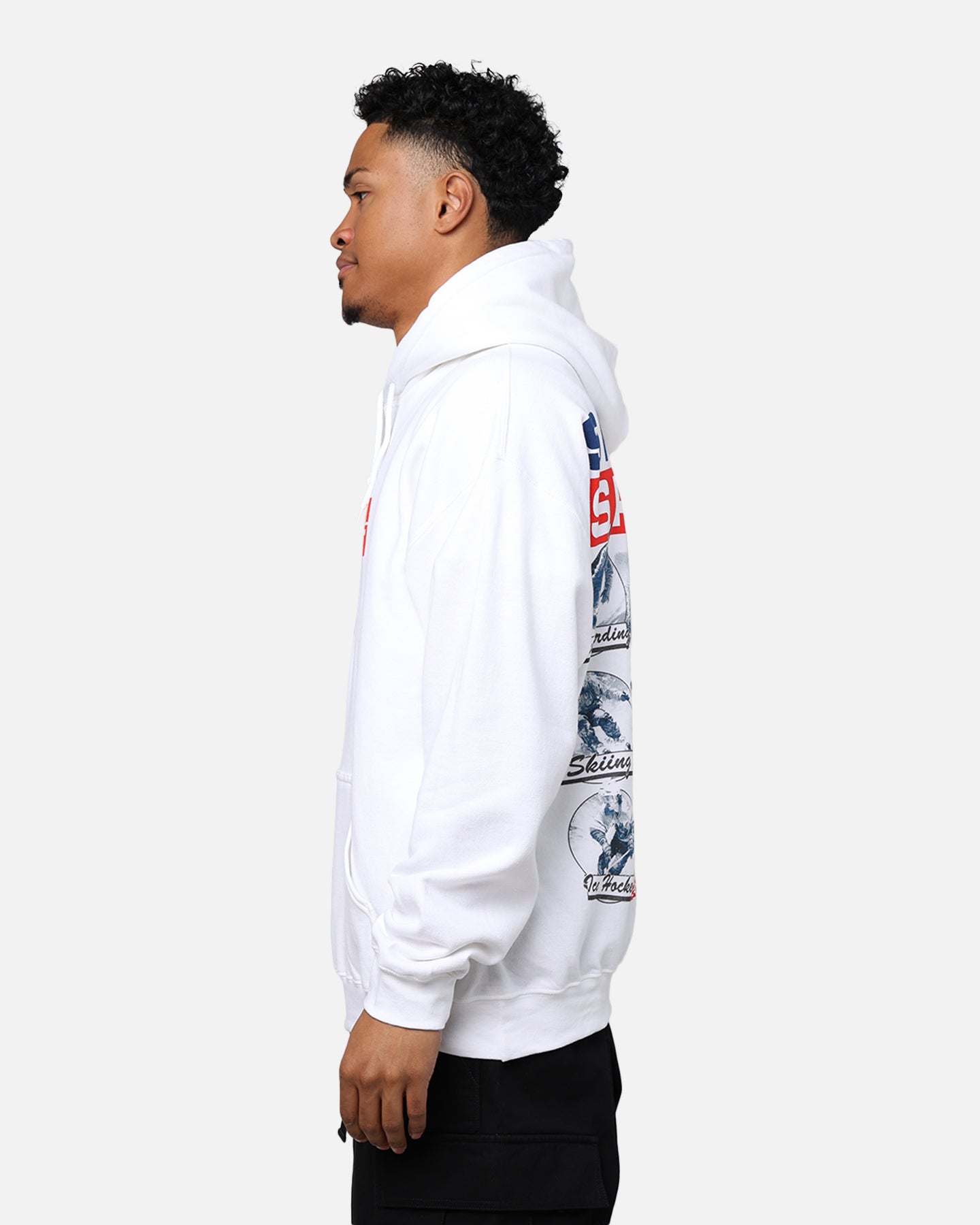 American Thrift Snow Sport Hoodie - Winter Warm Fleece Pullover for Men & Women - Perfect for Skiing, Snowboarding & Outdoor Activities