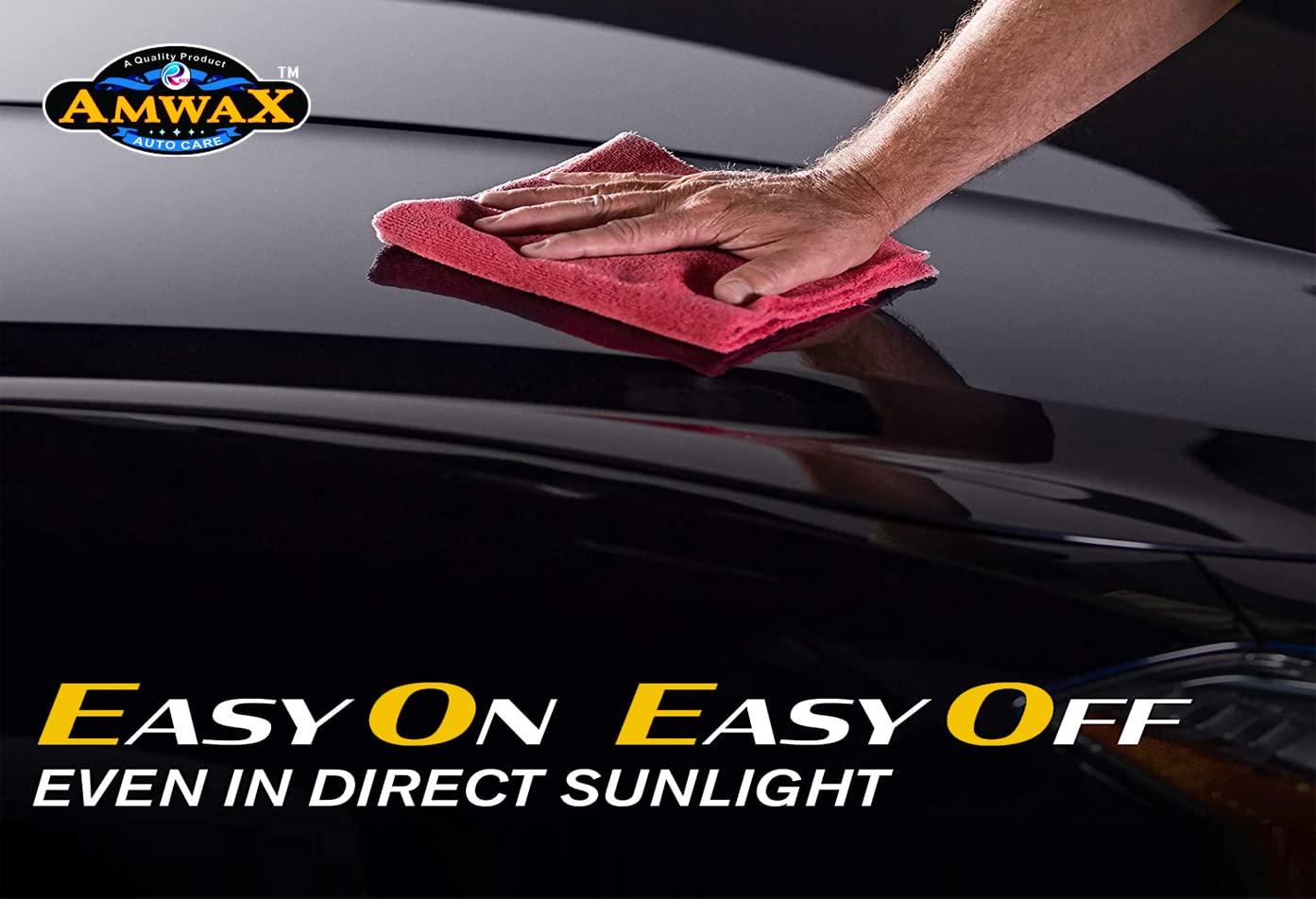 AMWAX All-in-One Car Polish Spray - 500ml for Shine & Protection | Perfect for Cars, Motorcycles & RVs