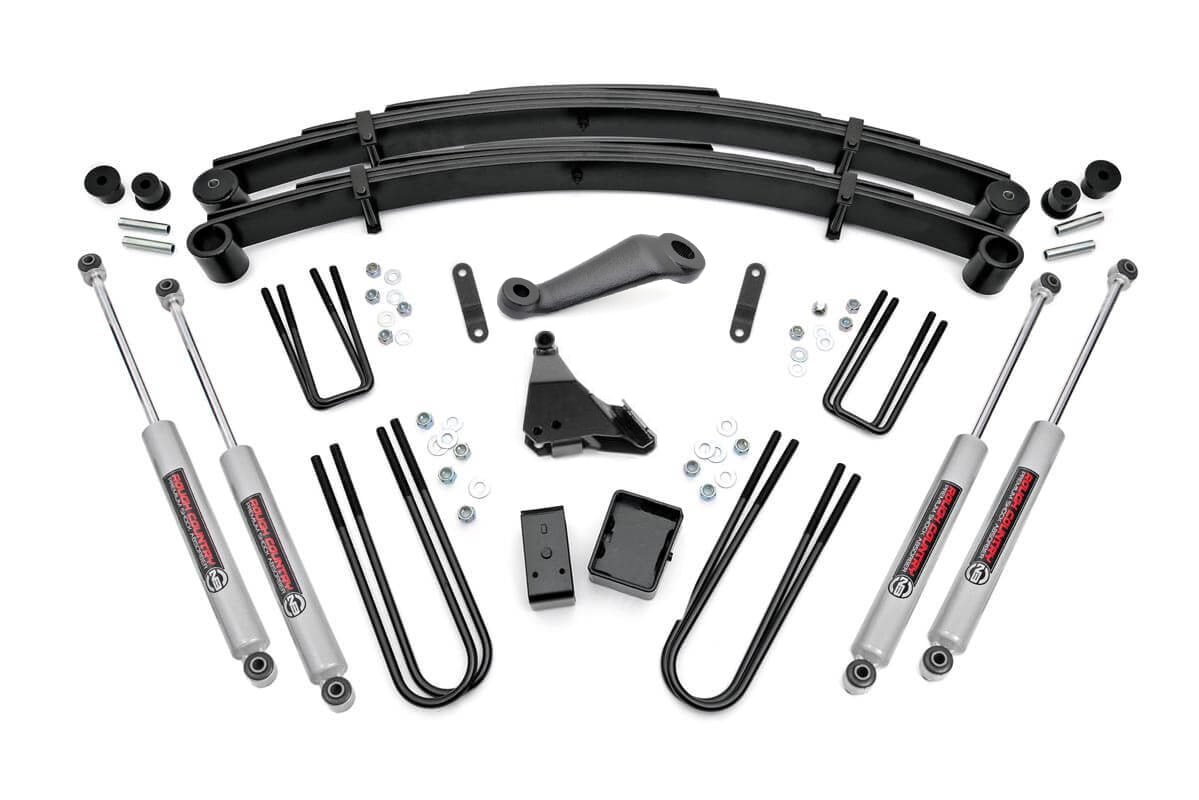 6 Inch Lift Kit with Rear Blocks for Ford F-250/F-350 Super Duty 4WD (1999-2004) - Heavy Duty Suspension Upgrade for Off-Roading & Towing - Model 49630