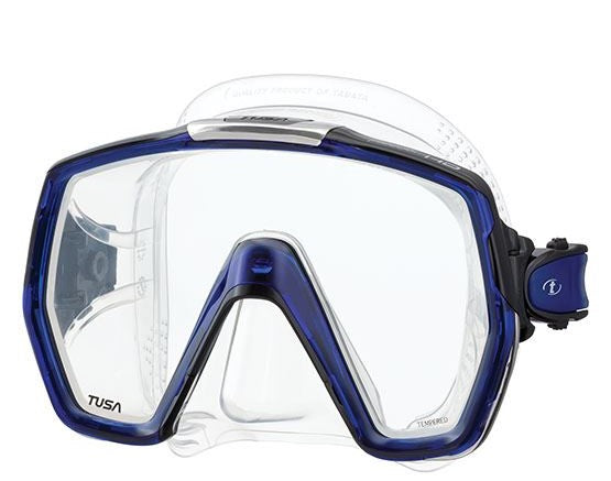 Tusa Freedom HD Scuba Diving Mask - Anti-Fog, Wide View Snorkeling Mask for Adults - Perfect for Ocean Exploration, Coral Reef Diving & Underwater Photography