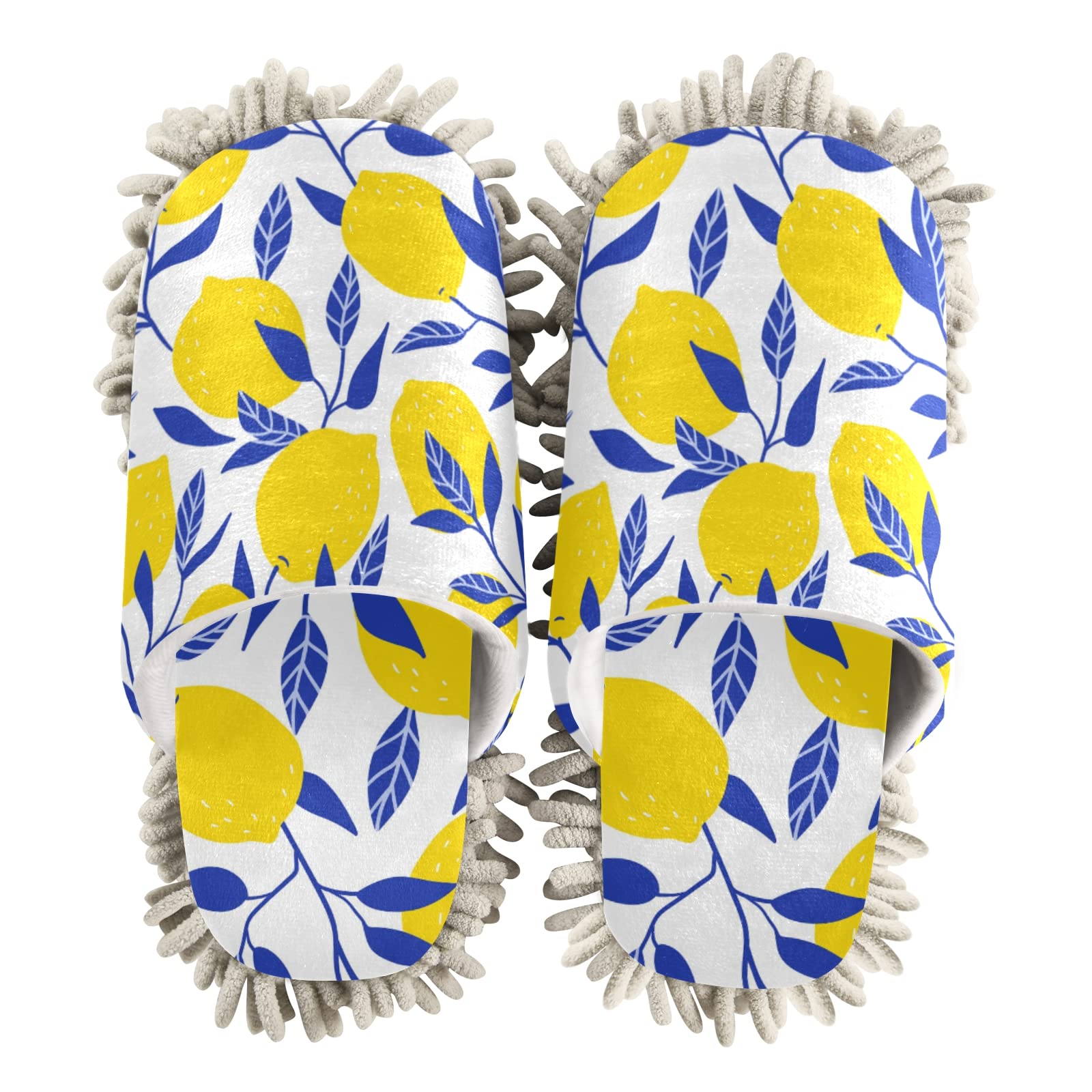 Unisex Mop Slippers - Cleaning House Shoes for Dusting & Spa Relaxation (Size M-L) | Perfect for Home Cleaning, Pet Hair Removal & Relaxing Foot Care