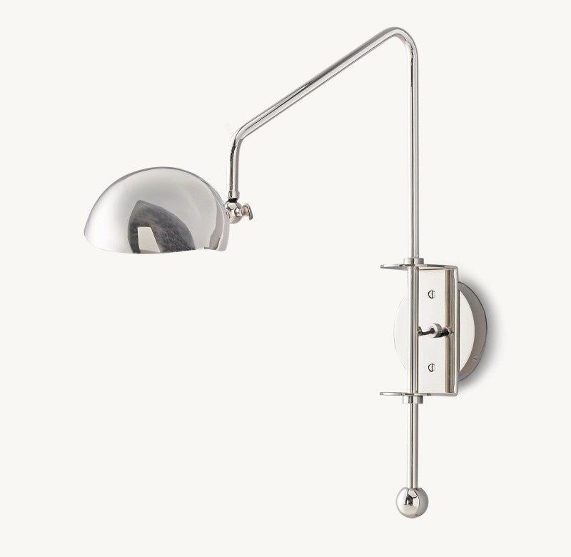 Convexo Swing Arm Wall Sconce - Adjustable Modern Wall Light for Bedroom, Living Room & Hallway Lighting