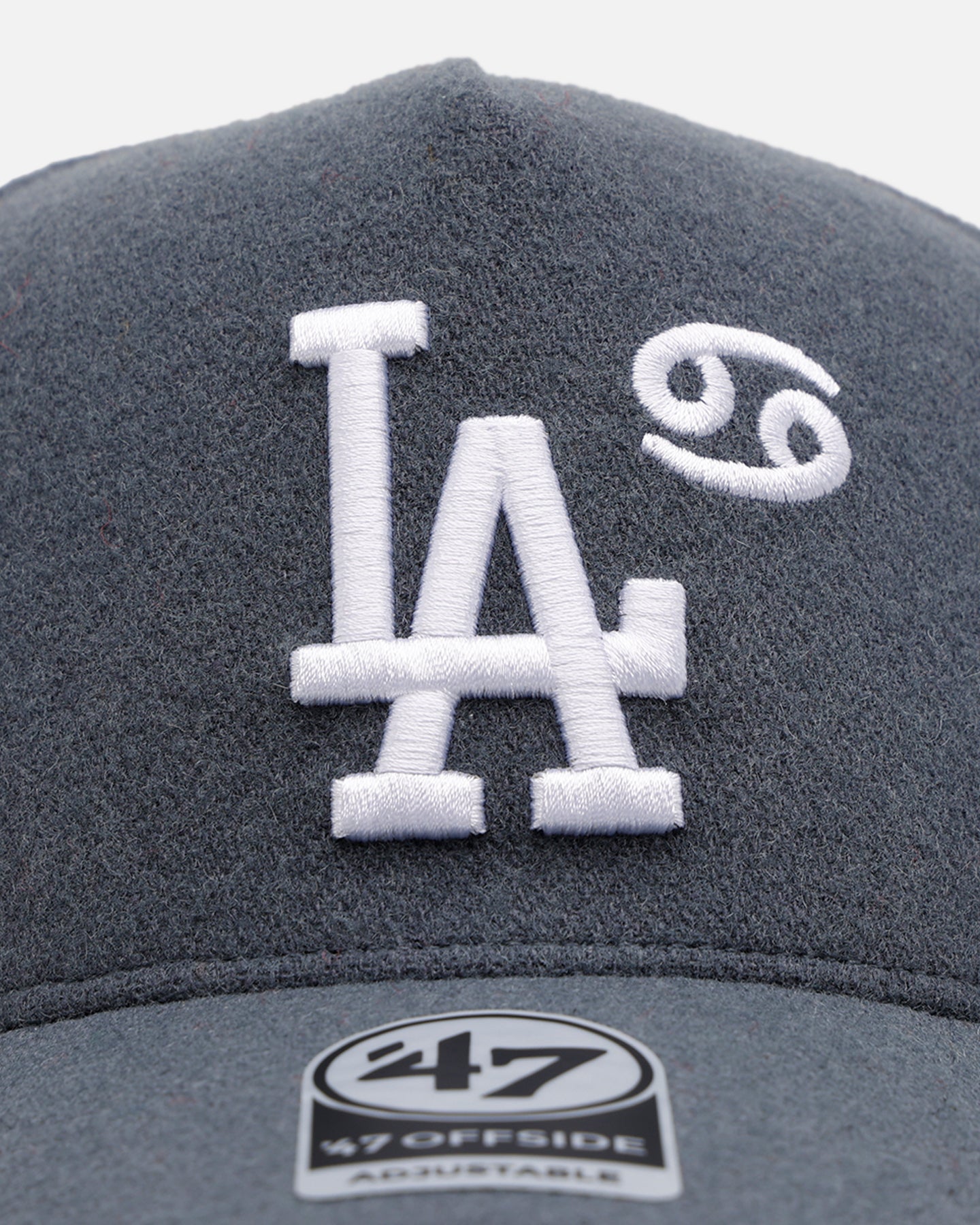 47 Brand Los Angeles Dodgers 'Zodiac' Cancer Snapback Hat - Dark Grey Adjustable Baseball Cap for Men & Women - Perfect for Baseball Games, Streetwear Fashion and Sports Fans