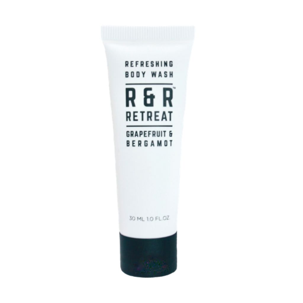 Retreat Body Wash 30ml - Hydrating & Soothing Shower Gel for Sensitive Skin | Perfect for Travel, Gym & Daily Relaxation