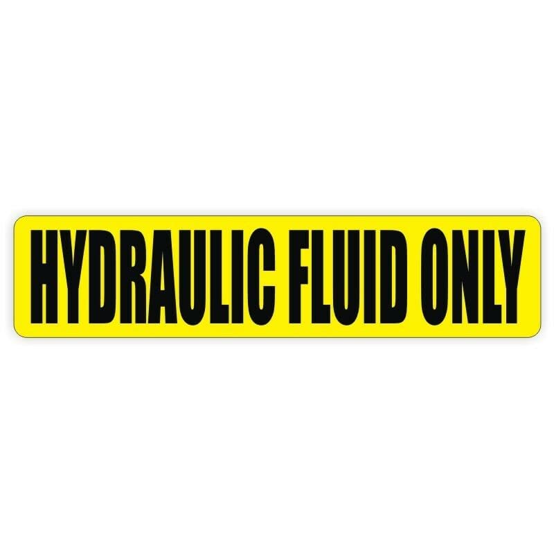 Kramer Hydraulic Fluid Vinyl Decal Sticker - 3/4