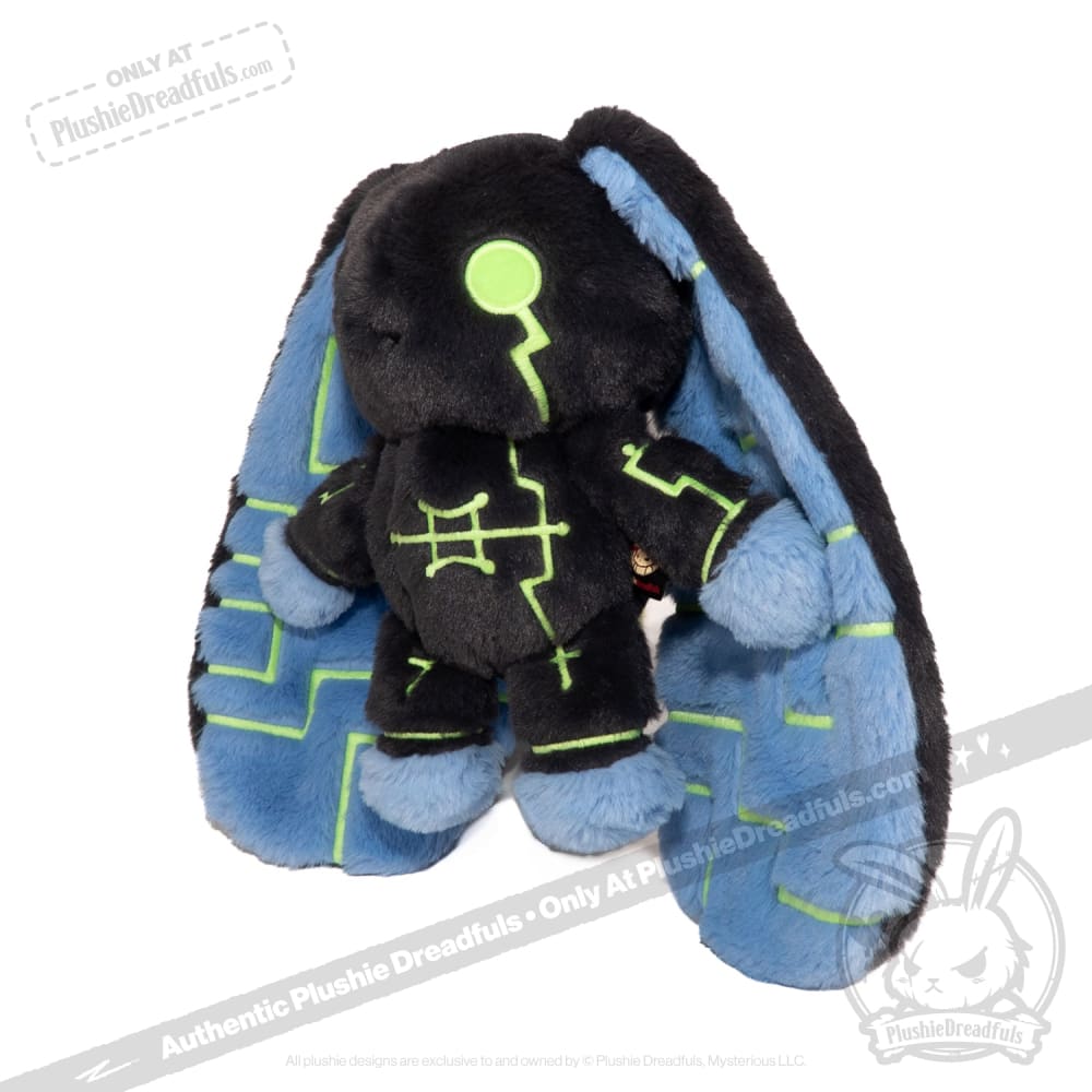 Plushie Dreadfuls Nyctophobia Rabbit - Soft Stuffed Animal Toy for Anxiety Relief & Comfort | Perfect for Nighttime Fears, Therapy, and Cuddling