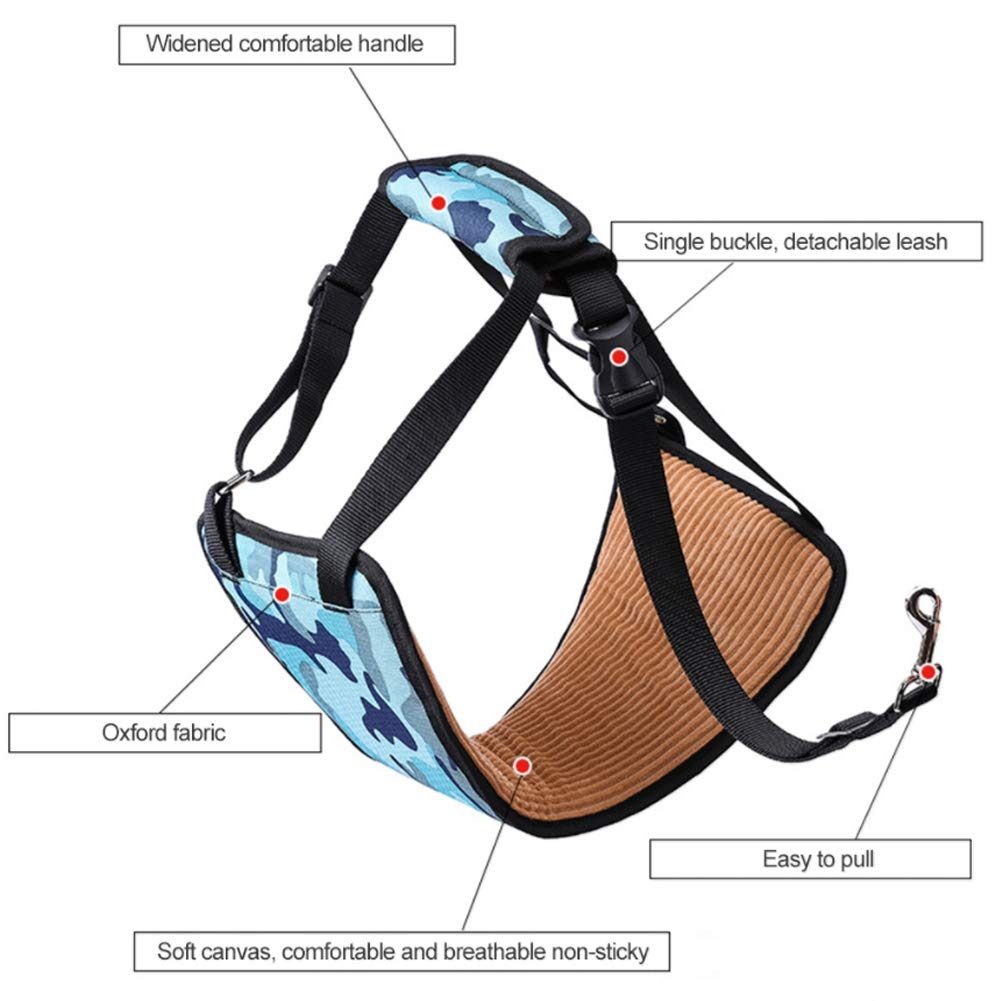**Adjustable Dog Lift Harness with Padded Support & Integrated Leash - Rehabilitation Sling for Dogs with Hip Dysplasia, Arthritis & Mobility Issues - Perfect for Post-Surgery Recovery & Daily Assistance (Green)**    *(Use Case: Ideal for senior dogs, injured pets, or post-operative care to provide gentle support during walks, stairs, or rehabilitation exercises.)*