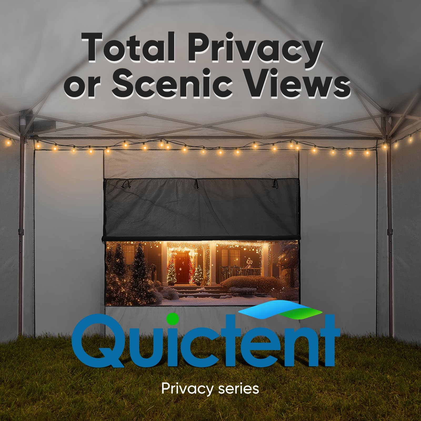 Quictent 10x10 Pop Up Canopy Tent - Waterproof Instant Gazebo with Removable Sidewalls, UV Protection & Carry Bag - Perfect for Outdoor Events, Beach Parties, Camping, Picnics and Tailgating
