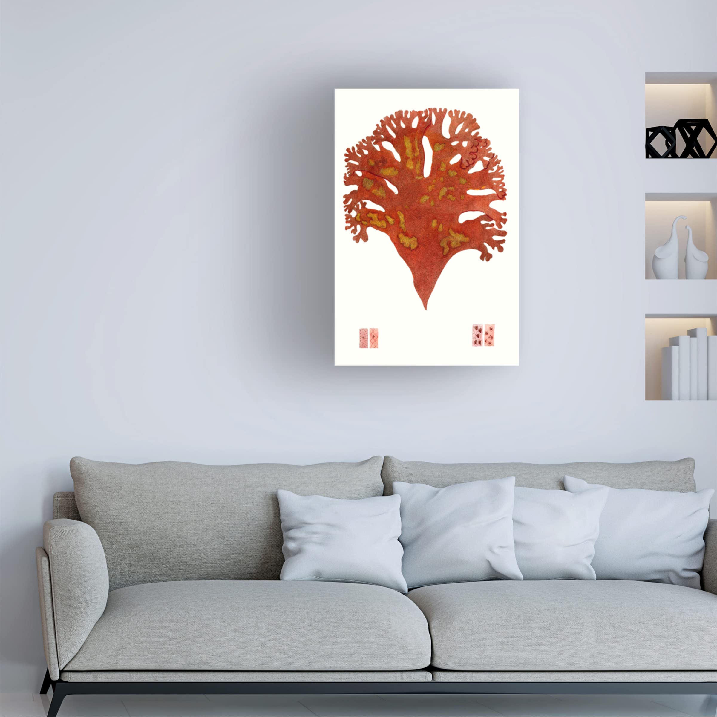 Striking Seaweed III Canvas Wall Art Print - Modern Coastal Decor for Living Room, Bedroom & Office - High Quality Gallery Wrapped Ready to Hang