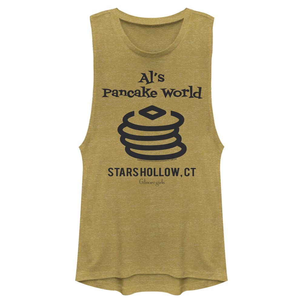 Gilmore Girls AL's Pancake World Women's Muscle Tank Top - Soft Vintage Graphic Tee for Fans - Perfect for Casual Wear, Gym & Lounge