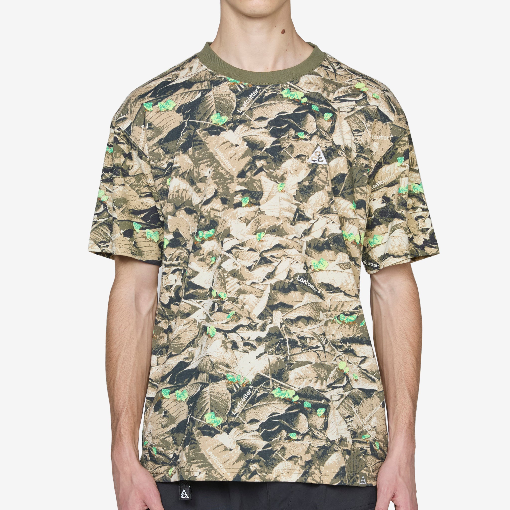 ACG Dri-FIT Performance T-Shirt for Men - Medium, Olive Green - Moisture-Wicking & Breathable for Workouts, Hiking & Outdoor Activities